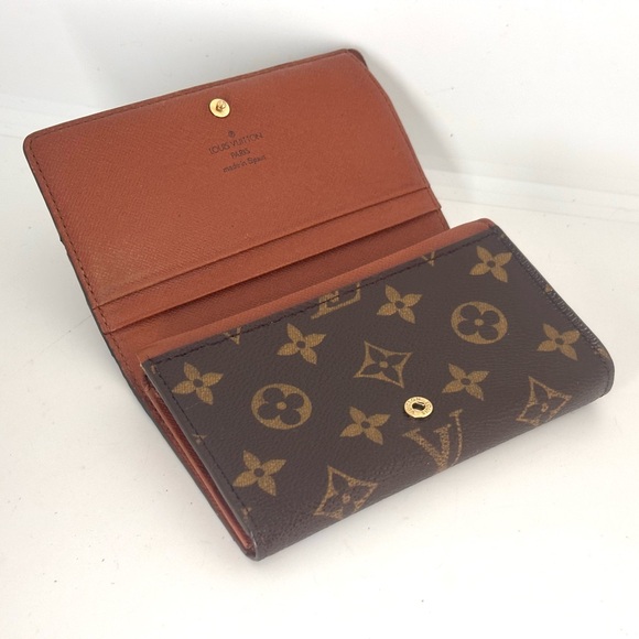 Very good condition authentic Louis Vuitton Monogram Tresor Wallet CA1908 - Picture 6 of 16